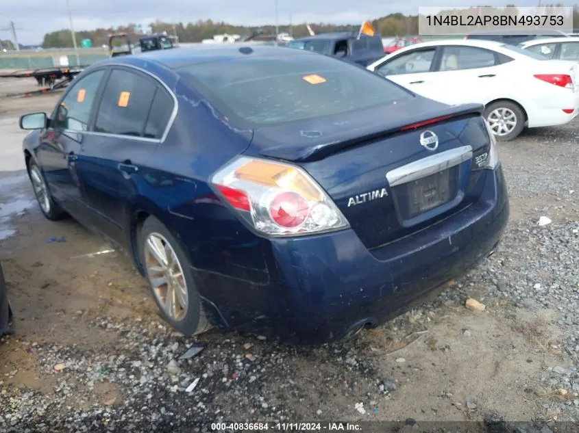 2011 Nissan Altima 3.5 Sr VIN: 1N4BL2AP8BN493753 Lot: 40836684