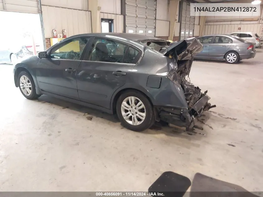 1N4AL2AP2BN412872 2011 Nissan Altima 2.5 S