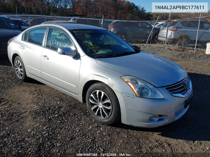 2011 Nissan Altima 2.5 VIN: 1N4AL2AP9BC177611 Lot: 40857365