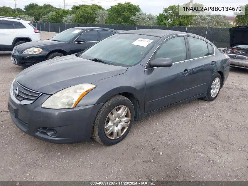 2011 Nissan Altima 2.5 S VIN: 1N4AL2AP8BC134670 Lot: 40891297