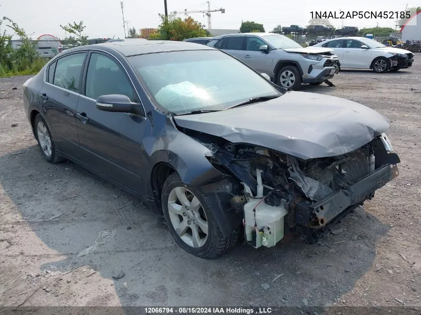 2012 Nissan Altima VIN: 1N4AL2AP5CN452185 Lot: 12066794