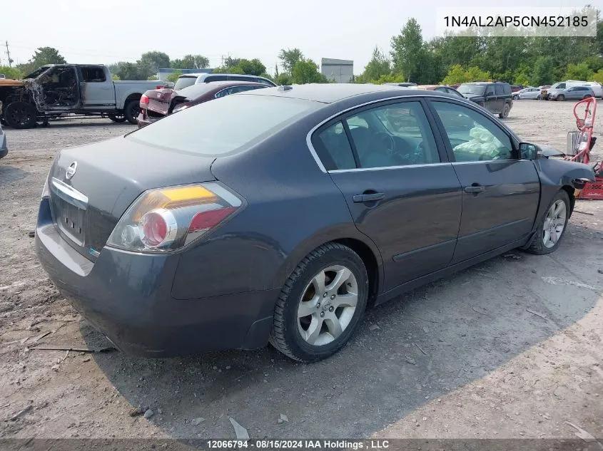 2012 Nissan Altima VIN: 1N4AL2AP5CN452185 Lot: 12066794