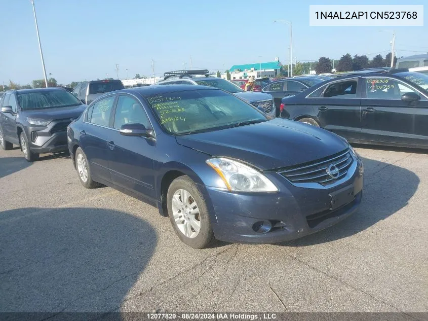 2012 Nissan Altima S VIN: 1N4AL2AP1CN523768 Lot: 12077829