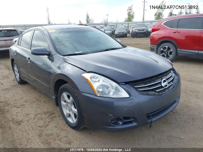 1N4AL2AP7CN513892 2012 Nissan Altima S