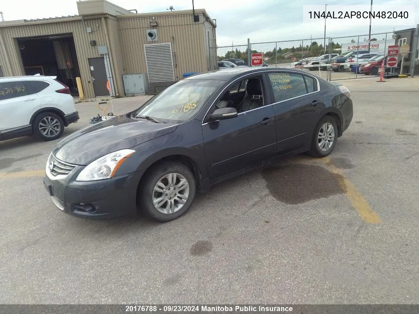 1N4AL2AP8CN482040 2012 Nissan Altima 2.5 S