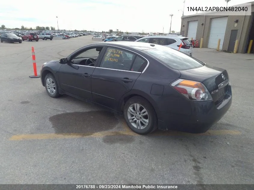 1N4AL2AP8CN482040 2012 Nissan Altima 2.5 S