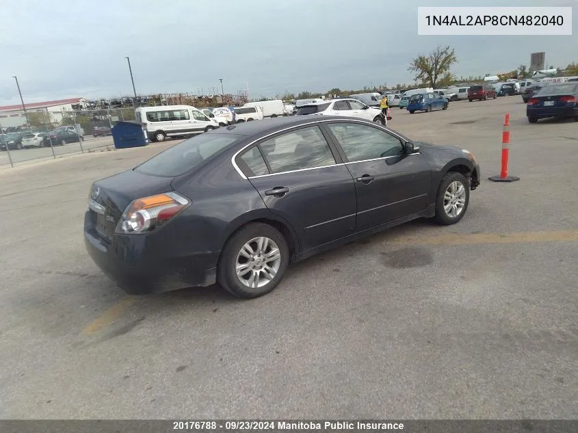 2012 Nissan Altima 2.5 S VIN: 1N4AL2AP8CN482040 Lot: 20176788