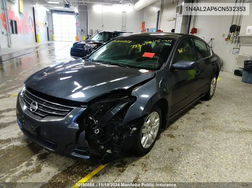 1N4AL2AP6CN532353 2012 Nissan Altima 2.5 S