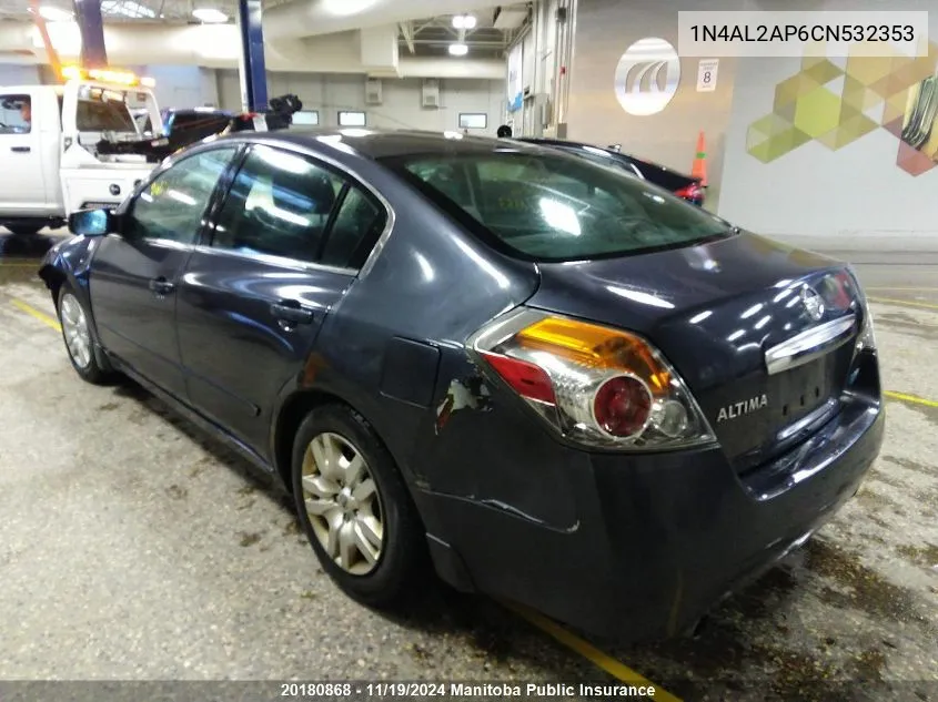 1N4AL2AP6CN532353 2012 Nissan Altima 2.5 S