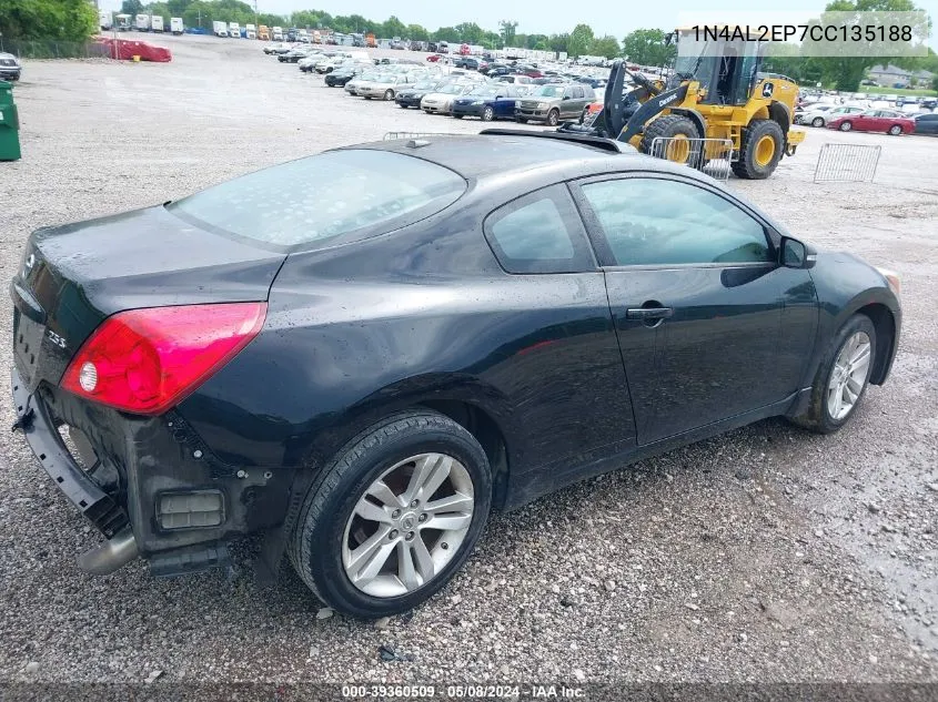 2012 Nissan Altima 2.5 S VIN: 1N4AL2EP7CC135188 Lot: 39360509