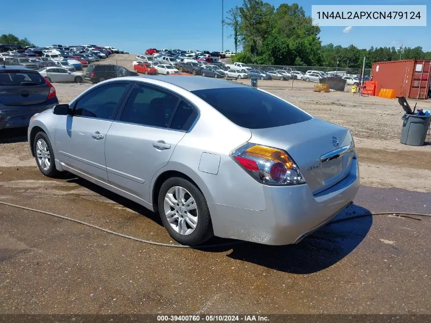 2012 Nissan Altima 2.5 S VIN: 1N4AL2APXCN479124 Lot: 39400760