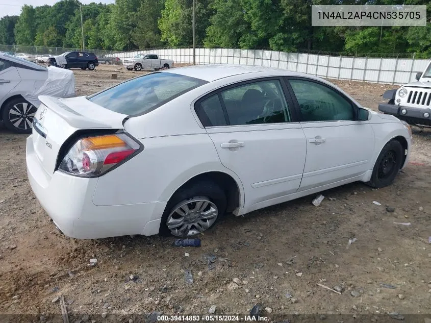 2012 Nissan Altima 2.5 S VIN: 1N4AL2AP4CN535705 Lot: 39414853