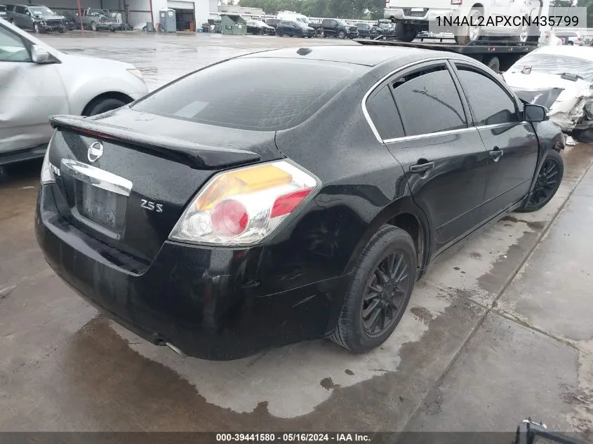 2012 Nissan Altima 2.5 S VIN: 1N4AL2APXCN435799 Lot: 39441580