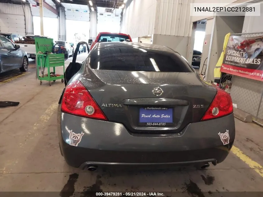 2012 Nissan Altima 2.5 S VIN: 1N4AL2EP1CC212881 Lot: 39479281