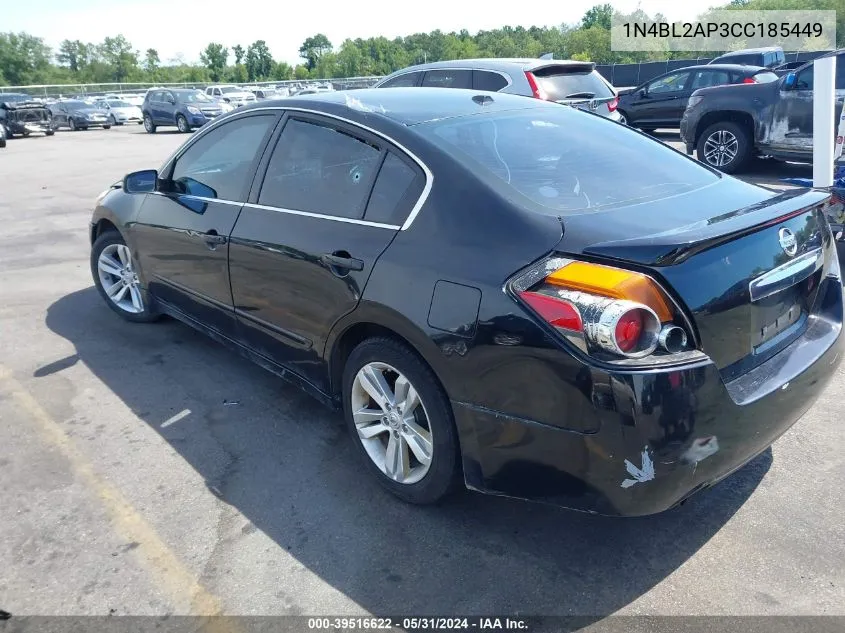 1N4BL2AP3CC185449 2012 Nissan Altima 3.5 Sr