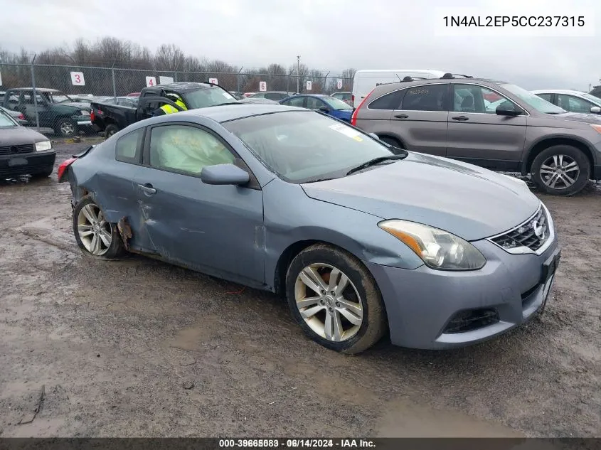 2012 Nissan Altima 2.5 S VIN: 1N4AL2EP5CC237315 Lot: 39665083