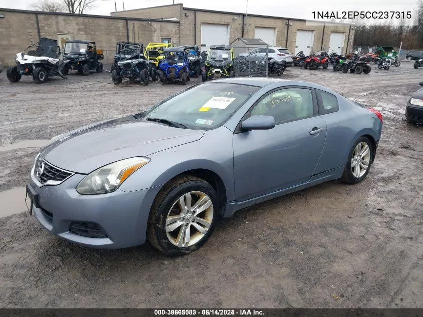 2012 Nissan Altima 2.5 S VIN: 1N4AL2EP5CC237315 Lot: 39665083