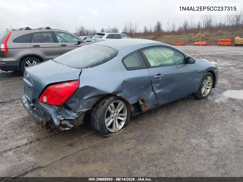 1N4AL2EP5CC237315 2012 Nissan Altima 2.5 S