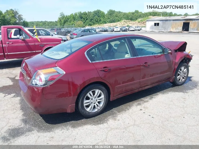 2012 Nissan Altima 2.5 S VIN: 1N4AL2AP7CN485141 Lot: 39743836