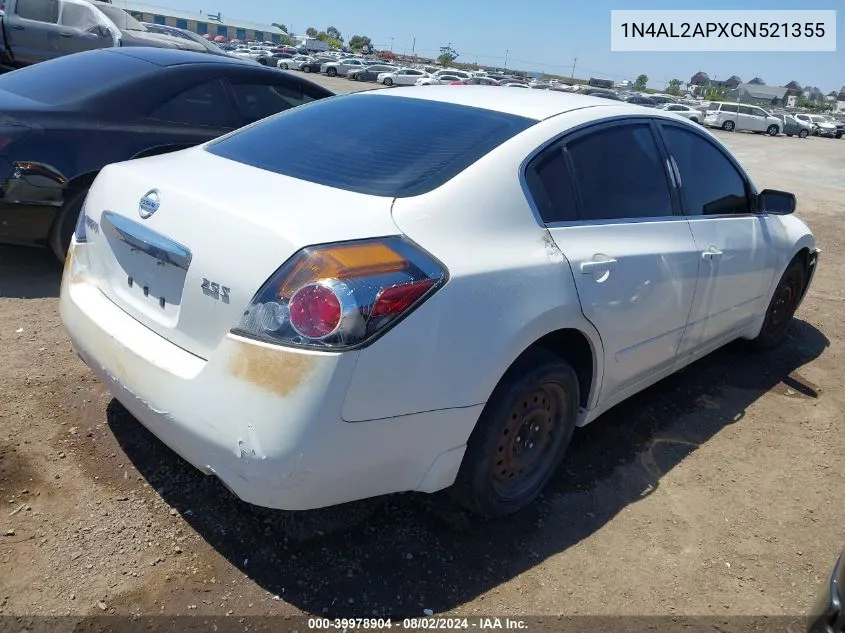 1N4AL2APXCN521355 2012 Nissan Altima 2.5 S