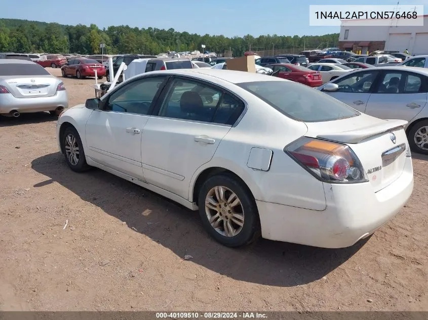 2012 Nissan Altima 2.5 S VIN: 1N4AL2AP1CN576468 Lot: 40109510