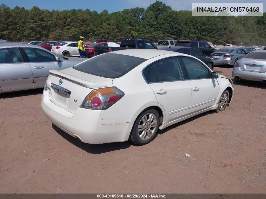 2012 Nissan Altima 2.5 S VIN: 1N4AL2AP1CN576468 Lot: 40109510