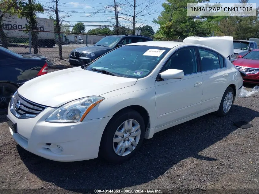 2012 Nissan Altima S VIN: 1N4AL2AP1CN411018 Lot: 40144553