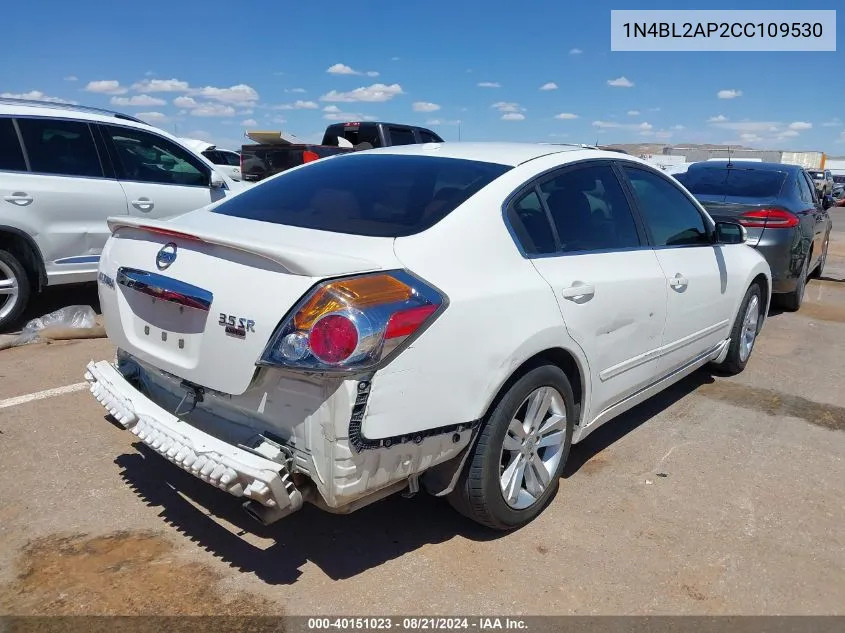 2012 Nissan Altima 3.5 Sr VIN: 1N4BL2AP2CC109530 Lot: 40151023