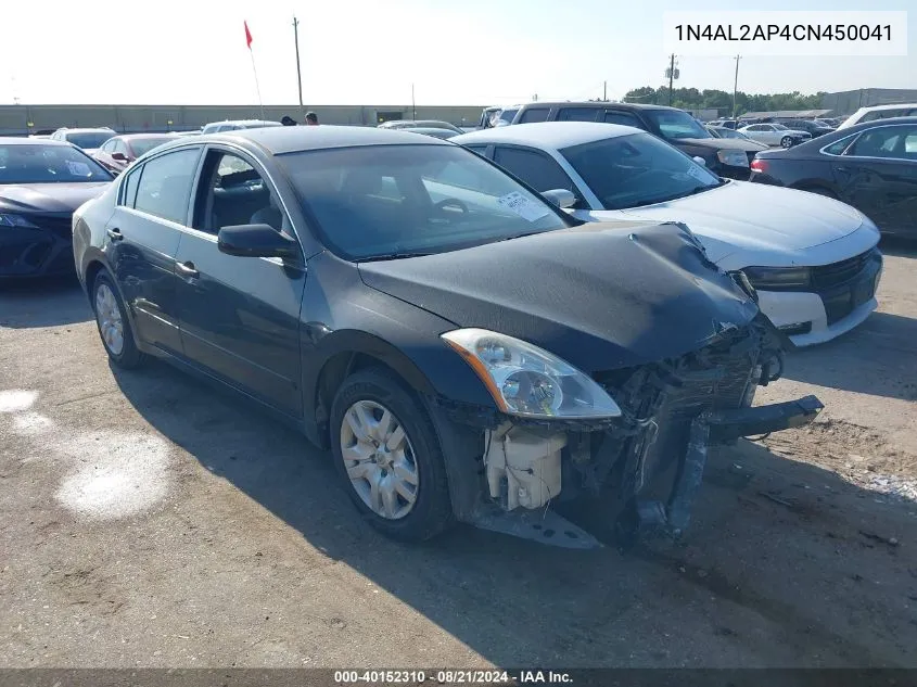 1N4AL2AP4CN450041 2012 Nissan Altima K1500 Lt