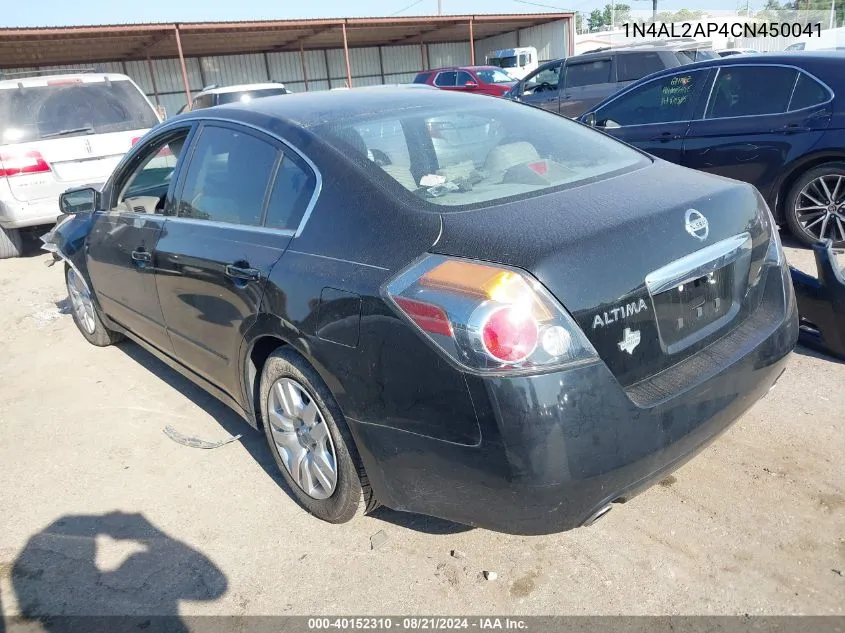 2012 Nissan Altima K1500 Lt VIN: 1N4AL2AP4CN450041 Lot: 40152310