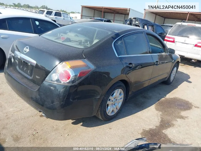 1N4AL2AP4CN450041 2012 Nissan Altima K1500 Lt