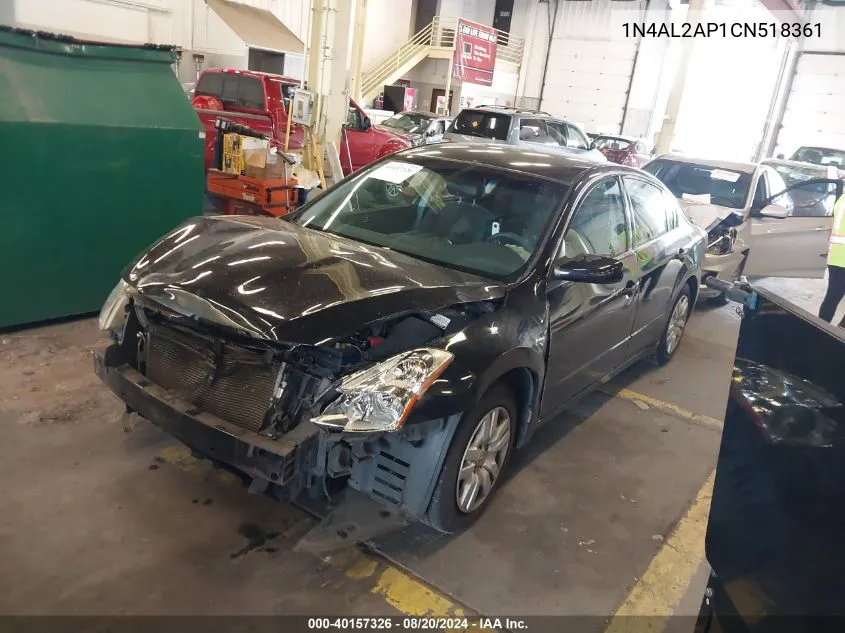 1N4AL2AP1CN518361 2012 Nissan Altima 2.5 S