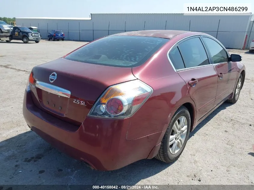 2012 Nissan Altima S VIN: 1N4AL2AP3CN486299 Lot: 40158042