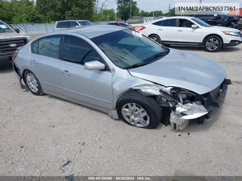 2012 Nissan Altima 2.5 S VIN: 1N4AL2AP8CN537361 Lot: 40159380