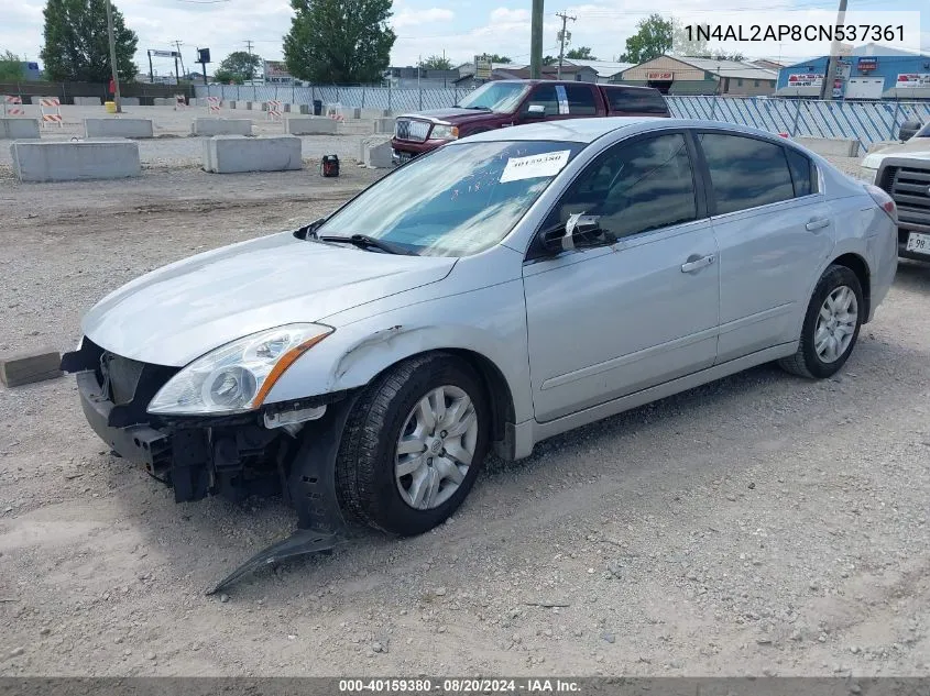 1N4AL2AP8CN537361 2012 Nissan Altima 2.5 S