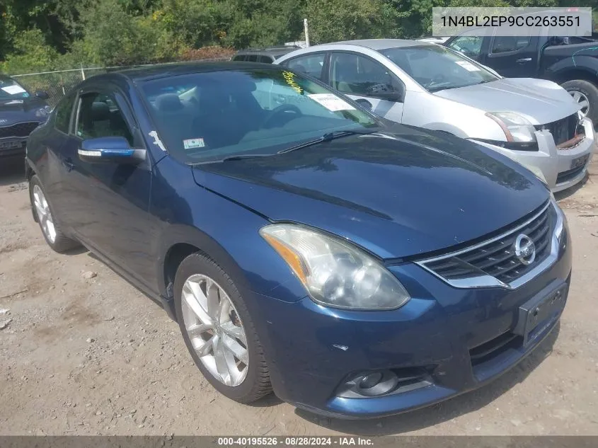 2012 Nissan Altima 3.5 Sr VIN: 1N4BL2EP9CC263551 Lot: 40195526