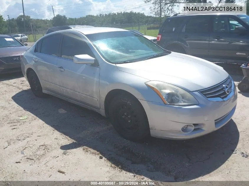 2012 Nissan Altima 2.5 S VIN: 1N4AL2AP3CC186418 Lot: 40199587