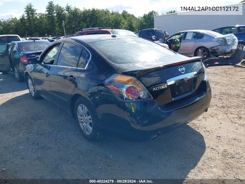 2012 Nissan Altima 2.5 S VIN: 1N4AL2AP1CC112172 Lot: 40224279