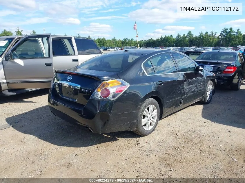 2012 Nissan Altima 2.5 S VIN: 1N4AL2AP1CC112172 Lot: 40224279