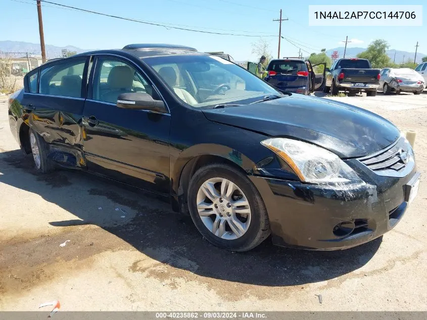 2012 Nissan Altima 2.5 S VIN: 1N4AL2AP7CC144706 Lot: 40235862