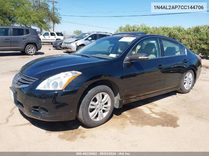 2012 Nissan Altima 2.5 S VIN: 1N4AL2AP7CC144706 Lot: 40235862