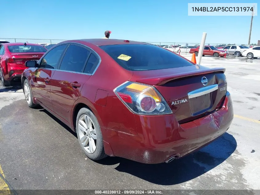 2012 Nissan Altima 3.5 Sr VIN: 1N4BL2AP5CC131974 Lot: 40239812