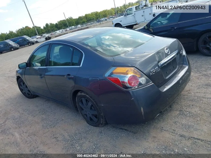 1N4AL2AP6CC200943 2012 Nissan Altima 2.5 S