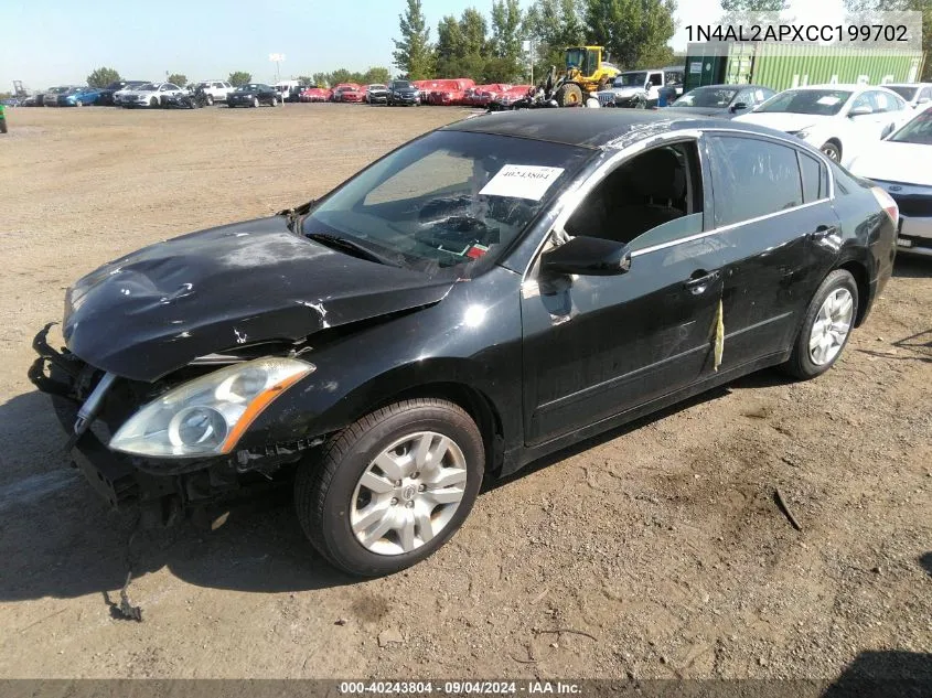 2012 Nissan Altima 2.5 S VIN: 1N4AL2APXCC199702 Lot: 40243804