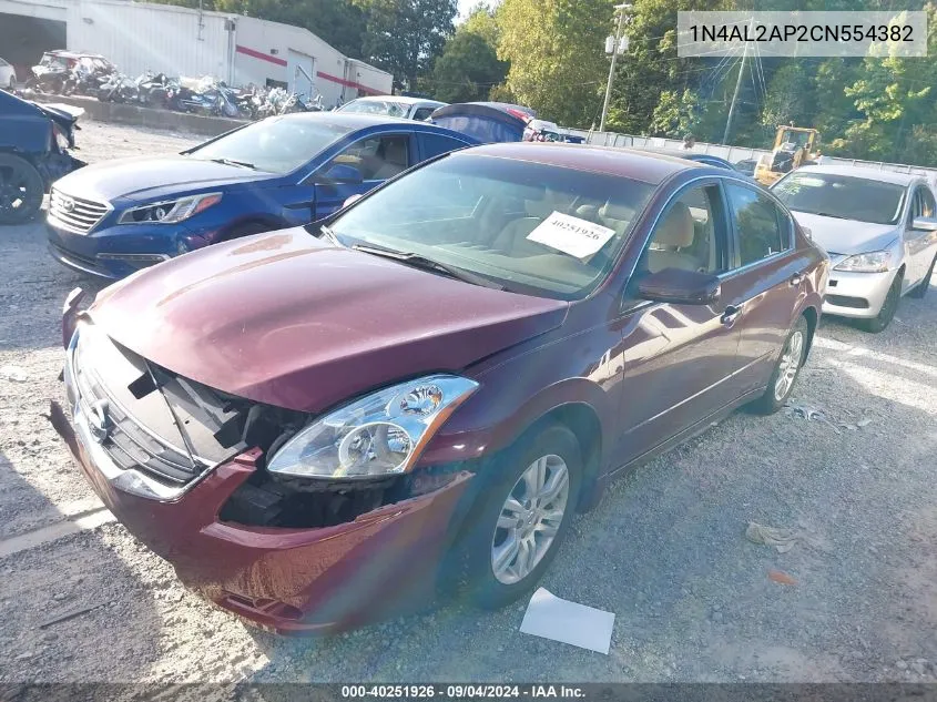 2012 Nissan Altima S VIN: 1N4AL2AP2CN554382 Lot: 40251926