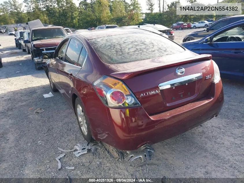 2012 Nissan Altima S VIN: 1N4AL2AP2CN554382 Lot: 40251926