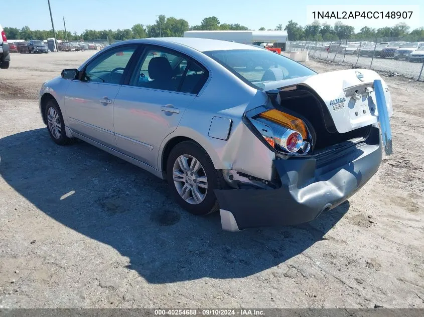 2012 Nissan Altima 2.5 S VIN: 1N4AL2AP4CC148907 Lot: 40254688