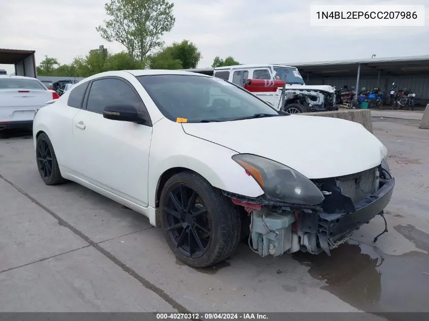 2012 Nissan Altima 3.5 Sr VIN: 1N4BL2EP6CC207986 Lot: 40270312