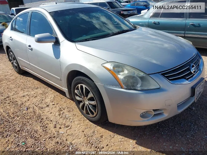 2012 Nissan Altima 2.5 S VIN: 1N4AL2AP6CC255411 Lot: 40271397