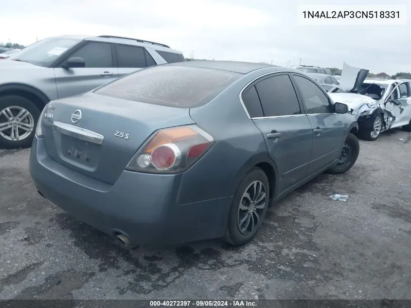 1N4AL2AP3CN518331 2012 Nissan Altima S